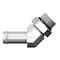 World Wide Fittings Hose Barb to Male O-Ring Boss Adjustable 45 DegreeElbow 4603X06X04 - alternate 1